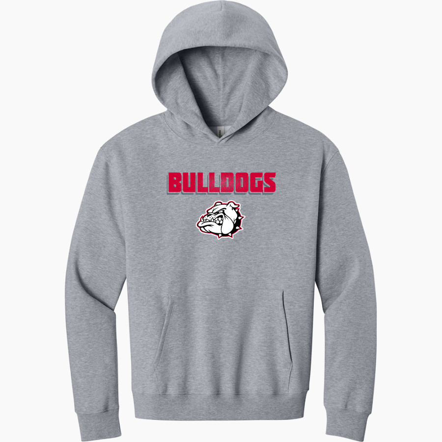 ATLANTA HIGH SCHOOL BULLDOGS <span class="pdp-name-mascot">ATLANTA BULLDOGS</span> BELLA+CANVAS Unisex 10-Ounce Heavyweight Pullover Hoodie