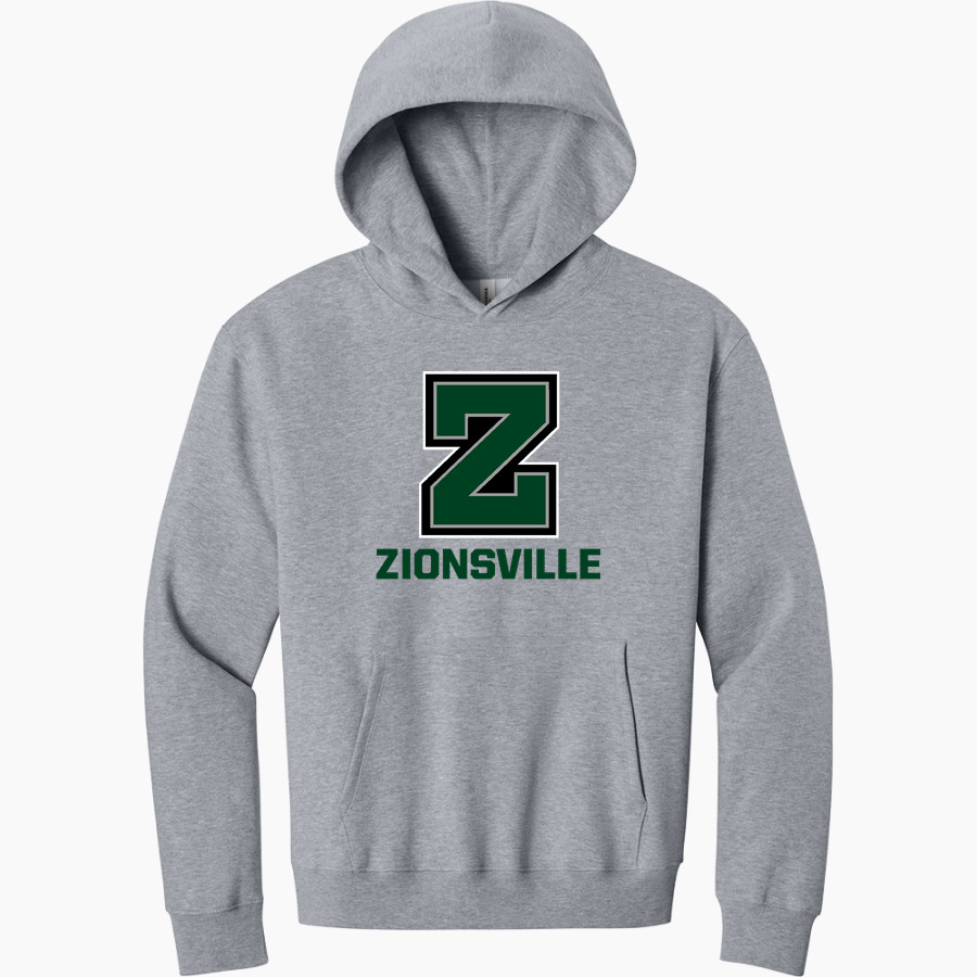 Zionsville Eagles <span class="pdp-name-mascot">Zionsville Eagles</span> BELLA+CANVAS Unisex 10-Ounce Heavyweight Pullover Hoodie