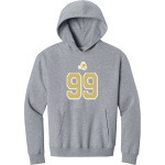 ROYAL HIGH SCHOOL KNIGHTS <span class="pdp-name-mascot">ROYAL KNIGHTS</span> BELLA+CANVAS Unisex 10-Ounce Heavyweight Pullover Hoodie Front Thumbnail