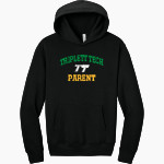 Triplett Tech <span class="pdp-name-mascot">Triplett Business and Technical Institute</span> BELLA+CANVAS Unisex 10-Ounce Heavyweight Pullover Hoodie Front Thumbnail