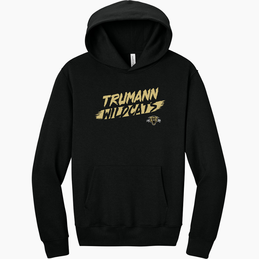 Trumann Wildcats BELLA+CANVAS Unisex 10-Ounce Heavyweight Pullover Hoodie