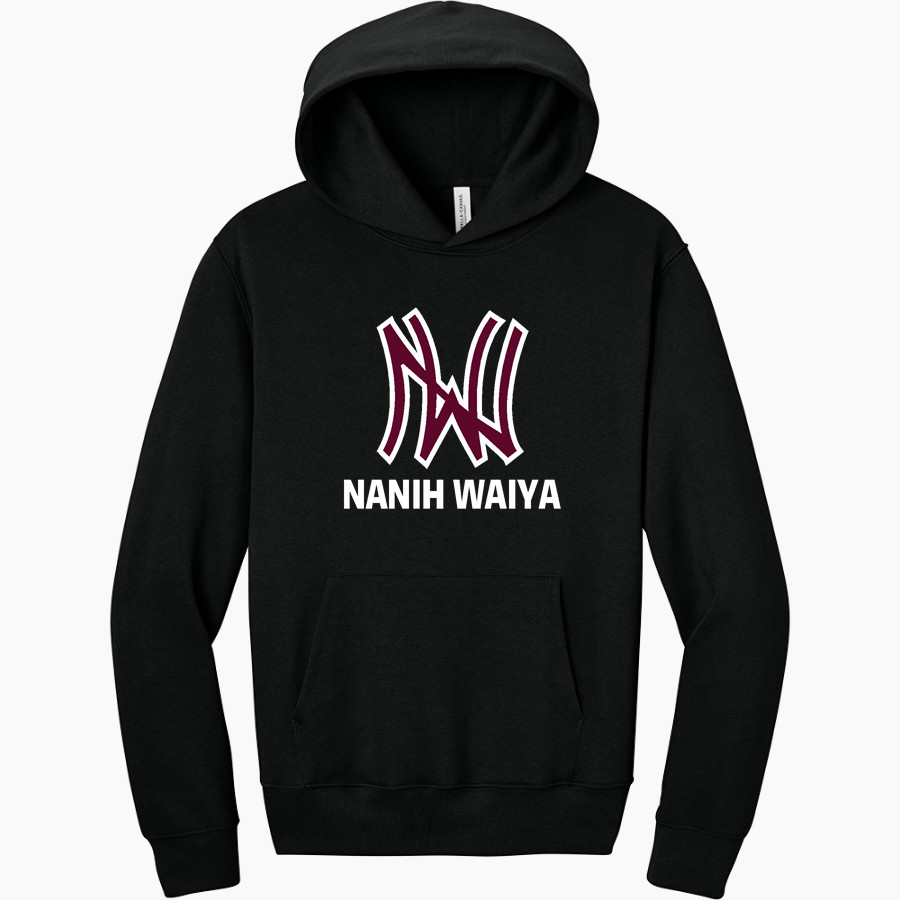 NANIH WAIYA HIGH SCHOOL WARRIORS <span class="pdp-name-mascot">NANIH WAIYA WARRIORS</span> BELLA+CANVAS Unisex 10-Ounce Heavyweight Pullover Hoodie
