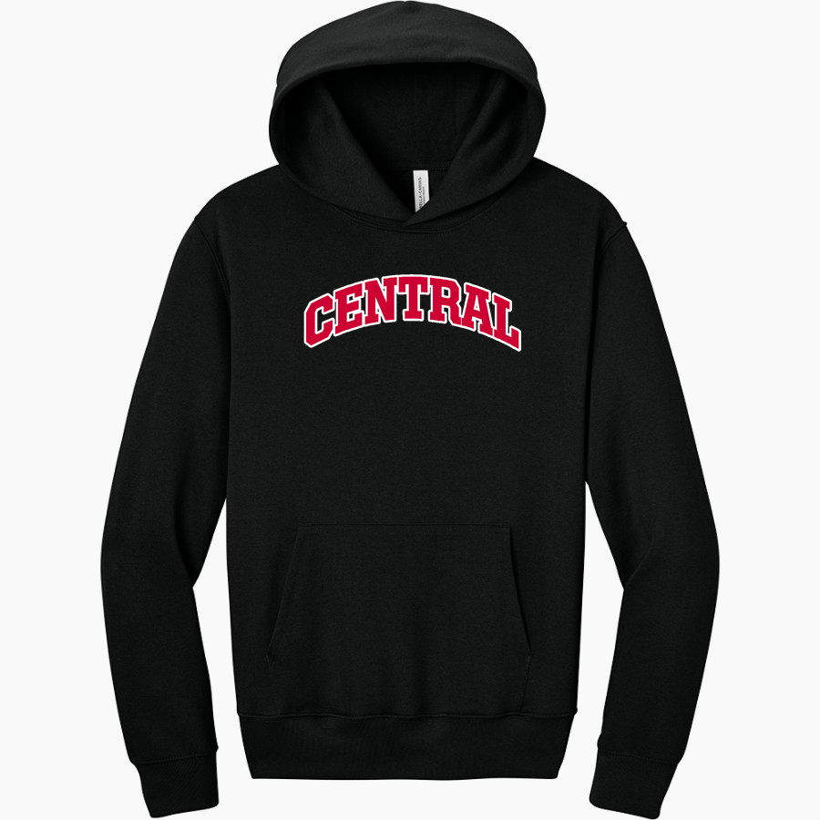 Central Eagles <span class="pdp-name-mascot">Central Eagles</span> BELLA+CANVAS Unisex 10-Ounce Heavyweight Pullover Hoodie