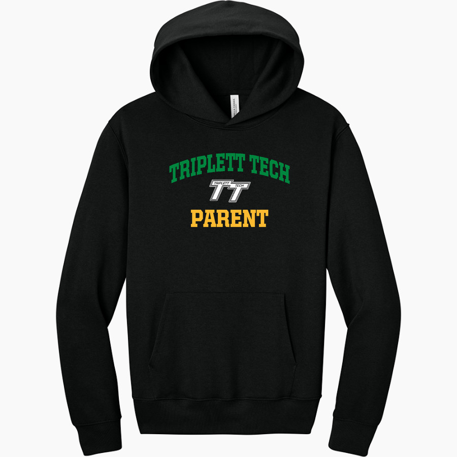 Triplett Tech <span class="pdp-name-mascot">Triplett Business and Technical Institute</span> BELLA+CANVAS Unisex 10-Ounce Heavyweight Pullover Hoodie