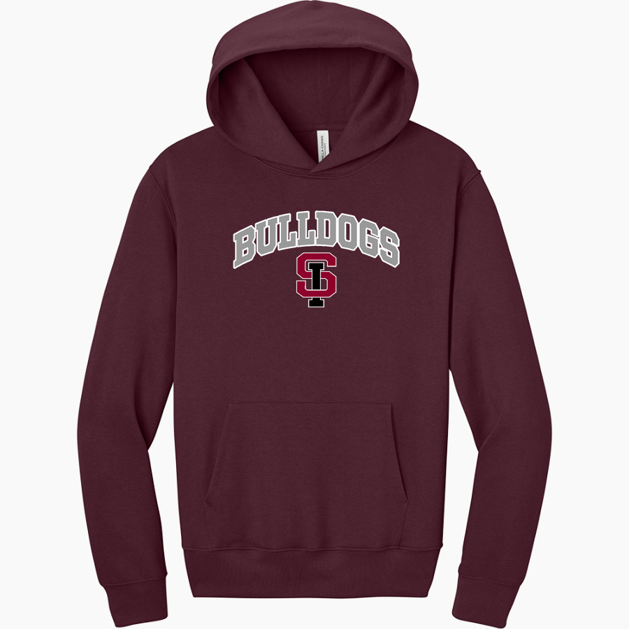 Springfield International Charter School <span class="pdp-name-mascot">SABIS INT'L BULLDOGS</span> BELLA+CANVAS Unisex 10-Ounce Heavyweight Pullover Hoodie