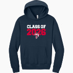 MOT Charter Mustangs BELLA+CANVAS Unisex 10-Ounce Heavyweight Pullover Hoodie Front Thumbnail