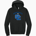 CHINO HIGH SCHOOL COWBOYS <span class="pdp-name-mascot">CHINO COWBOYS</span> BELLA+CANVAS Unisex 10-Ounce Heavyweight Pullover Hoodie Front Thumbnail