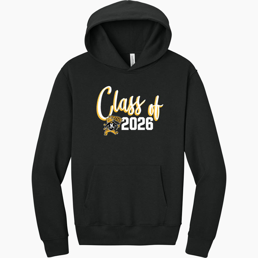 Fort Hays State University Tigers BELLA+CANVAS Unisex 10-Ounce Heavyweight Pullover Hoodie