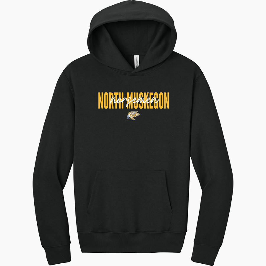 North Muskegon Norsemen <span class="pdp-name-mascot">North Muskegon High School Norsemen</span> BELLA+CANVAS Unisex 10-Ounce Heavyweight Pullover Hoodie