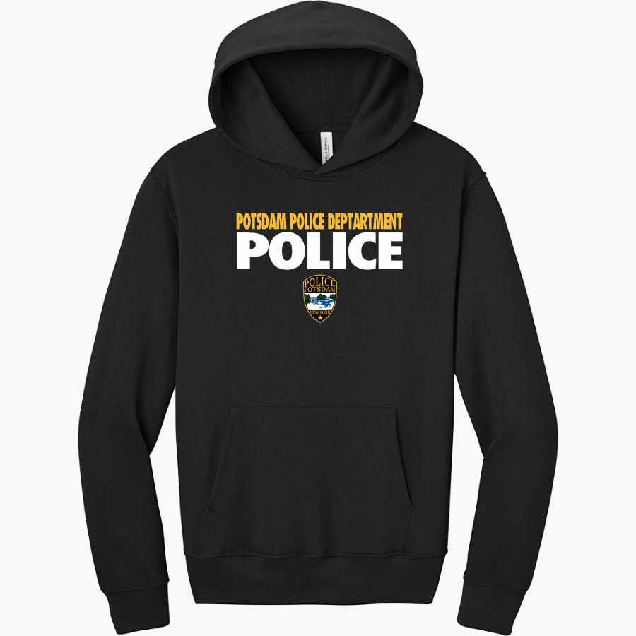 Potsdam Police Deptartment Police <span class="pdp-name-mascot">Potsdam Police Deptartment Police</span> BELLA+CANVAS Unisex 10-Ounce Heavyweight Pullover Hoodie