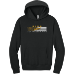 KING HIGH SCHOOL JAGUARS <span class="pdp-name-mascot">KING JAGUARS</span> BELLA+CANVAS Unisex 10-Ounce Heavyweight Pullover Hoodie Front Thumbnail