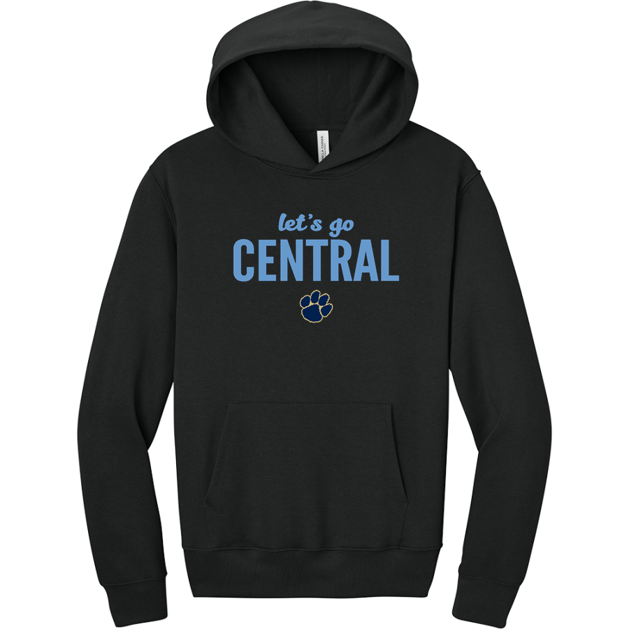 Central Chargers <span class="pdp-name-mascot">Central Chargers</span> BELLA+CANVAS Unisex 10-Ounce Heavyweight Pullover Hoodie