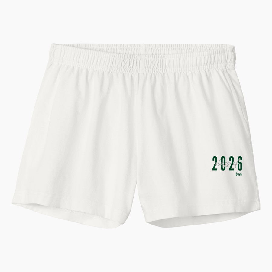 HOLDINGFORD HIGH SCHOOL HUSKERS <span class="pdp-name-mascot">HOLDINGFORD HUSKERS</span> BELLA+CANVAS Women's Heavyweight Garment-Dyed Short