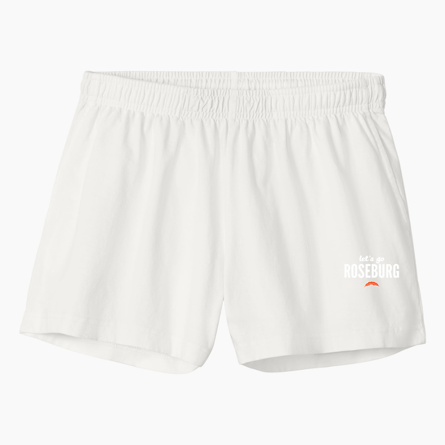 Roseburg Indians <span class="pdp-name-mascot">Roseburg Indians</span> BELLA+CANVAS Women's Heavyweight Garment-Dyed Short