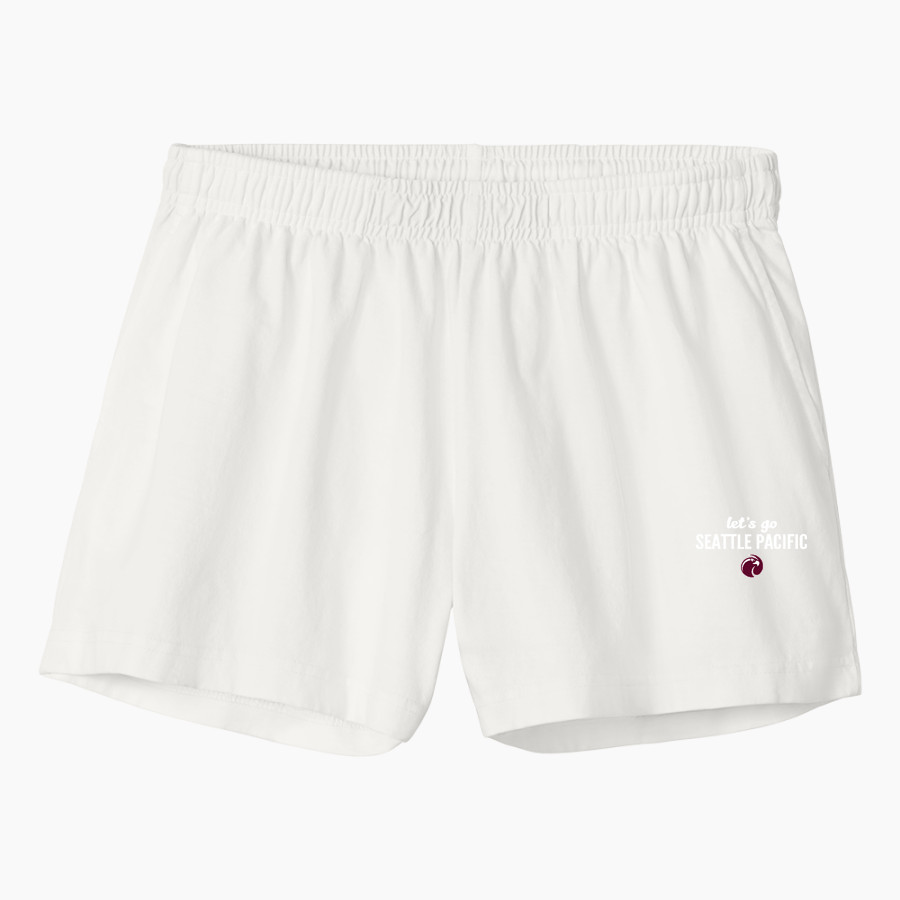 Seattle Pacific Falcons <span class="pdp-name-mascot">Seattle Pacific Falcons</span> BELLA+CANVAS Women's Heavyweight Garment-Dyed Short
