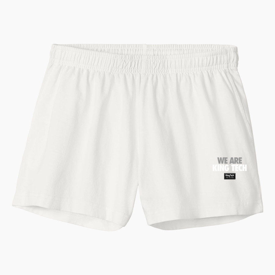 King Tech High School Online Apparel Store <span class="pdp-name-mascot">King Tech High School</span> BELLA+CANVAS Women's Heavyweight Garment-Dyed Short
