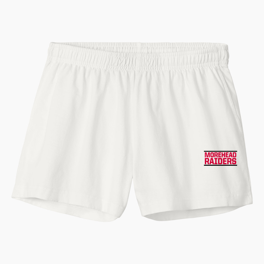 Morehead Raiders <span class="pdp-name-mascot">Morehead Raiders</span> BELLA+CANVAS Women's Heavyweight Garment-Dyed Short