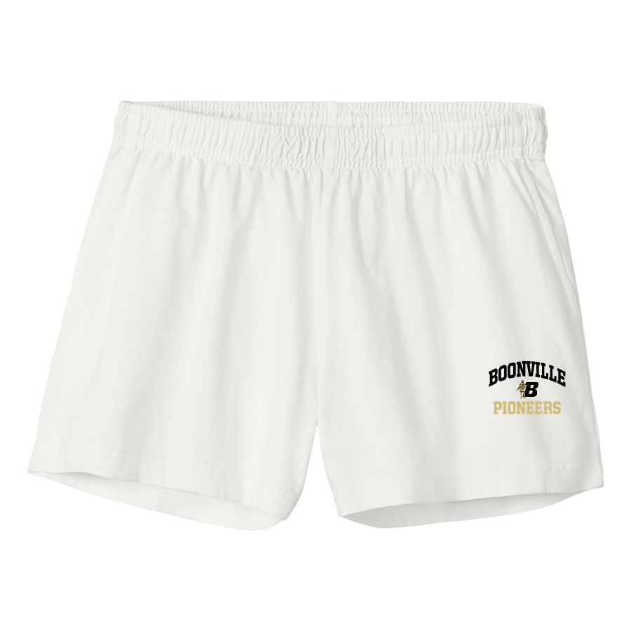 Boonville Pioneers <span class="pdp-name-mascot">Boonville Pioneers</span> BELLA+CANVAS Women's Heavyweight Garment-Dyed Short
