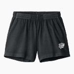 Dr. Thomas Randle Lions <span class="pdp-name-mascot">Thomas Randle HS Lions</span> BELLA+CANVAS Women's Heavyweight Garment-Dyed Short Front Thumbnail