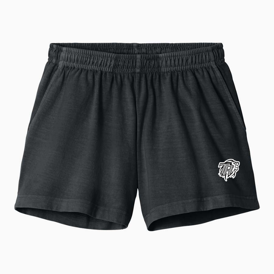Dr. Thomas Randle Lions <span class="pdp-name-mascot">Thomas Randle HS Lions</span> BELLA+CANVAS Women's Heavyweight Garment-Dyed Short