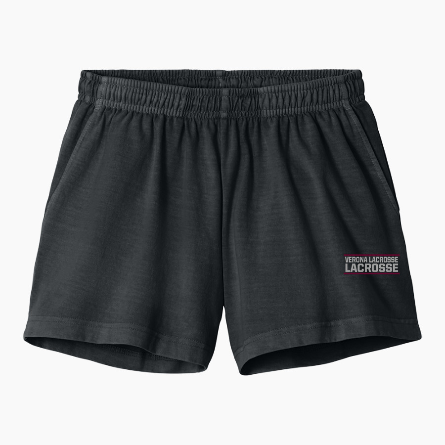 Verona Lacrosse Verona Lacrosse <span class="pdp-name-mascot">Verona Lacrosse</span> BELLA+CANVAS Women's Heavyweight Garment-Dyed Short