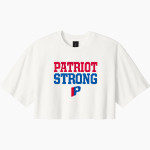 PARKVIEW ARTS-SCIENCE MAGNET H S PATRIOTS <span class="pdp-name-mascot">PARKVIEW ARTS - SCIENCE MAGNET PATRIOTS</span> BELLA+CANVAS Women's Heavyweight Garment-Dyed Cropped Tee Front Thumbnail