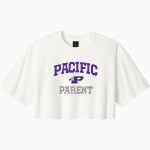 PACIFIC HIGH SCHOOL INDIANS <span class="pdp-name-mascot">PACIFIC INDIANS</span> BELLA+CANVAS Women's Heavyweight Garment-Dyed Cropped Tee Front Thumbnail