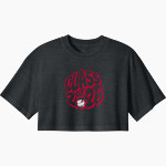 Morehead Raiders <span class="pdp-name-mascot">Morehead Raiders</span> BELLA+CANVAS Women's Heavyweight Garment-Dyed Cropped Tee Front Thumbnail