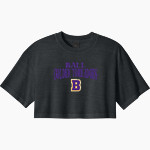 BALL HIGH SCHOOL GOLDEN TORNADOES <span class="pdp-name-mascot">BALL GOLDEN TORNADOES</span> BELLA+CANVAS Women's Heavyweight Garment-Dyed Cropped Tee Front Thumbnail