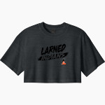 LARNED HIGH SCHOOL INDIANS <span class="pdp-name-mascot">LARNED INDIANS</span> BELLA+CANVAS Women's Heavyweight Garment-Dyed Cropped Tee Front Thumbnail