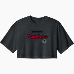 EASTBROOK HIGH SCHOOL PANTHERS <span class="pdp-name-mascot">EASTBROOK PANTHERS</span> BELLA+CANVAS Women's Heavyweight Garment-Dyed Cropped Tee Front Thumbnail