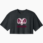 GORHAM HIGH SCHOOL RAMS <span class="pdp-name-mascot">GORHAM RAMS</span> BELLA+CANVAS Women's Heavyweight Garment-Dyed Cropped Tee Front Thumbnail