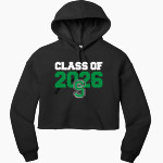 WEST MONONA HIGH SCHOOL SPARTANS <span class="pdp-name-mascot">WEST MONONA SPARTANS</span> Bella+Canvas Women's Sponge Fleece Cropped-Fleece Hoodie Front Thumbnail