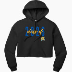 MASON CO CENTRAL HIGH SCHOOL SPARTANS Bella+Canvas Women's Sponge Fleece Cropped-Fleece Hoodie- Front Thumbnail