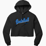 Strong Quality Basketball Association Basketball Bella+Canvas Women's Sponge Fleece Cropped Fleece Hoodie Front Thumbnail