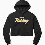 CIBOLA HIGH SCHOOL RAIDERS <span class="pdp-name-mascot">CIBOLA RAIDERS</span> Bella+Canvas Women's Sponge Fleece Cropped-Fleece Hoodie Front Thumbnail