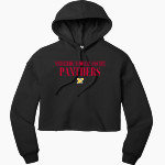 Newberry Youth Football And Cheer Panthers <span class="pdp-name-mascot">Newberry Youth Football And Cheer Panthers</span> Bella+Canvas Women's Sponge Fleece Cropped-Fleece Hoodie Front Thumbnail