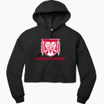 Sacred Heart Academy Sharks <span class="pdp-name-mascot">Sacred Heart Academy Sharks</span> Bella+Canvas Women's Sponge Fleece Cropped-Fleece Hoodie Front Thumbnail