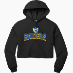 REED HIGH SCHOOL REED RAIDERS <span class="pdp-name-mascot">REED REED RAIDERS</span> Bella+Canvas Women's Sponge Fleece Cropped-Fleece Hoodie Front Thumbnail