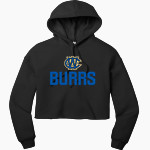 WEST PHILADELPHIA CATHOLIC HIGH SCHOOL BURRS Bella+Canvas Women's Sponge Fleece Cropped Fleece Hoodie Front Thumbnail
