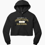 LEVERETTS CHAPEL HIGH SCHOOL LIONS <span class="pdp-name-mascot">LEVERETTS CHAPEL LIONS</span> Bella+Canvas Women's Sponge Fleece Cropped-Fleece Hoodie Front Thumbnail