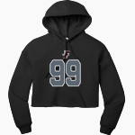 FAYETTEVILLE HIGH SCHOOL LIONS <span class="pdp-name-mascot">FAYETTEVILLE LIONS</span> Bella+Canvas Women's Sponge Fleece Cropped-Fleece Hoodie Front Thumbnail