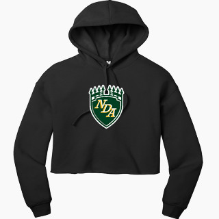 Bella+Canvas Women's Sponge Fleece Cropped Fleece Hoodie