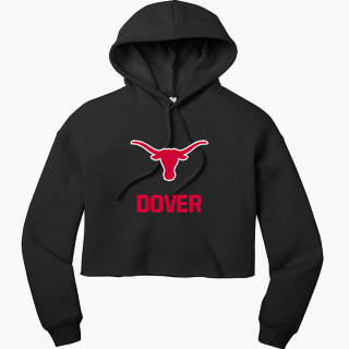 Bella+Canvas Women's Sponge Fleece Cropped Fleece Hoodie