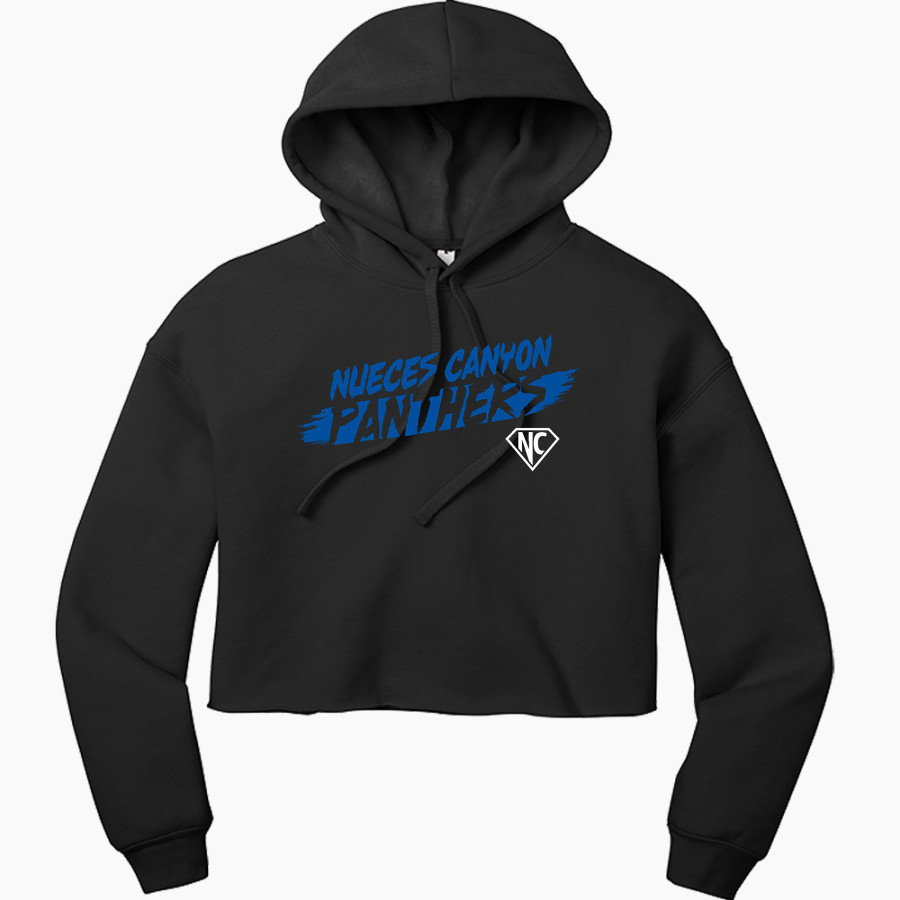 Nueces Canyon Panthers Bella+Canvas Women's Sponge Fleece Cropped Fleece Hoodie