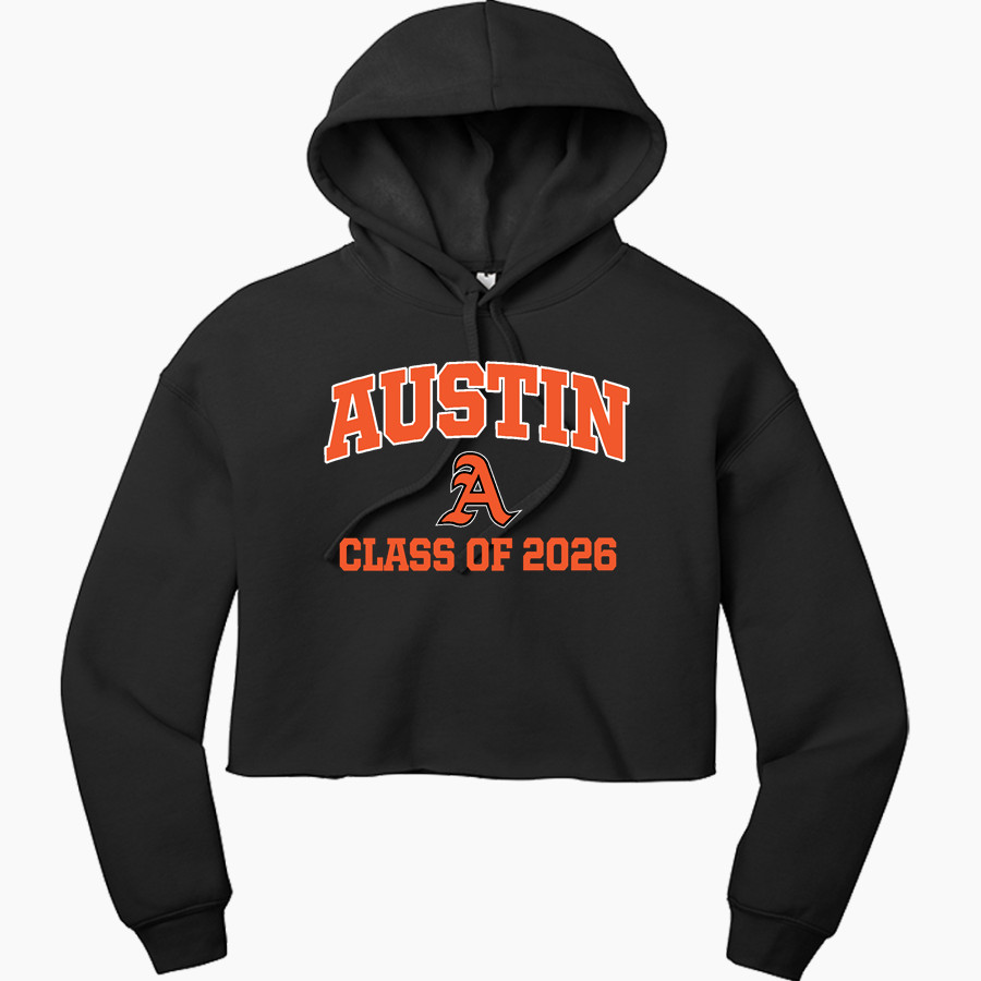 AUSTIN HIGH SCHOOL BLACK BEARS <span class="pdp-name-mascot">AUSTIN BLACK BEARS</span> Bella+Canvas Women's Sponge Fleece Cropped-Fleece Hoodie