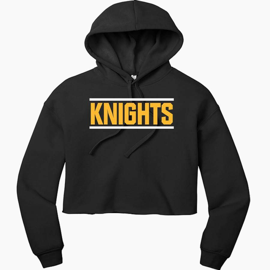 Eastern Panhandle Prep Academy Knights <span class="pdp-name-mascot">Eastern Panhandle Prep Academy Knights</span> Bella+Canvas Women's Sponge Fleece Cropped-Fleece Hoodie