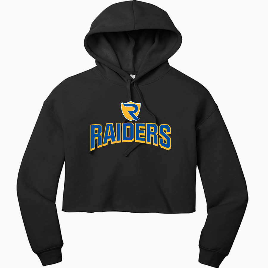 REED HIGH SCHOOL REED RAIDERS <span class="pdp-name-mascot">REED REED RAIDERS</span> Bella+Canvas Women's Sponge Fleece Cropped-Fleece Hoodie