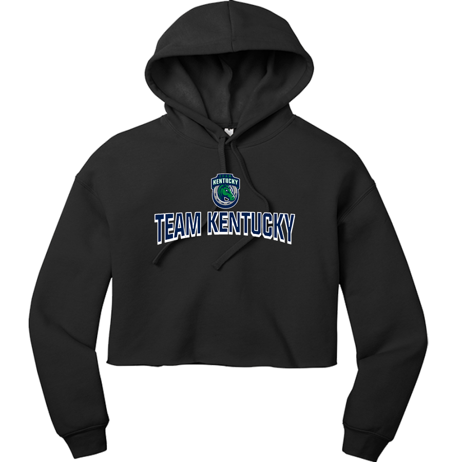 Special Olympics Kentucky Special Olympics <span class="pdp-name-mascot">Special Olympics of Kentucky</span> BELLA+CANVAS Women's Sponge Fleece Cropped-Fleece Hoodie