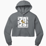 Fort Hays State University Tigers Bella+Canvas Women's Sponge Fleece Cropped-Fleece Hoodie- Front Thumbnail